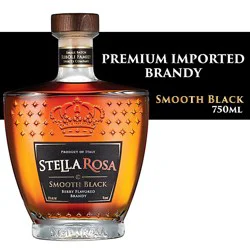 Stella Rosa Brandy Smooth Black Italian Brandy 70 Proof - 750 Ml