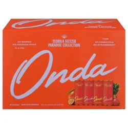 Onda Tequila Seltzer Paradise Collection Ready To Drink In Cans - 8-12 Fl. Oz.