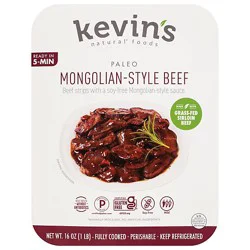 Kevin's Natural Foods Mongolian Style Beef - 16 Oz