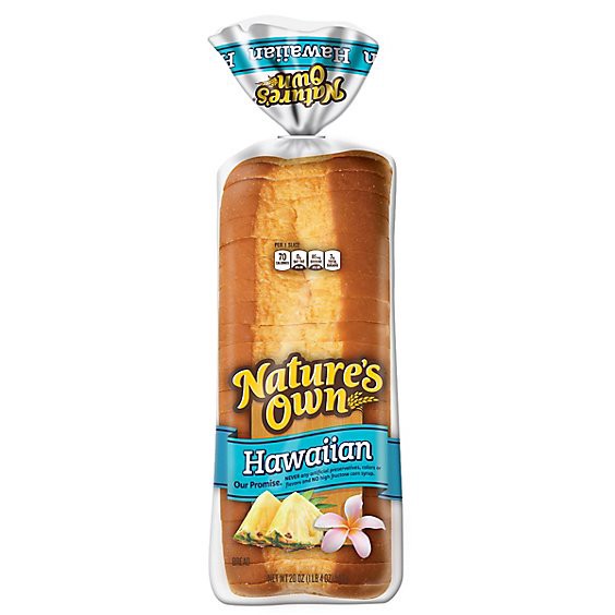 slide 1 of 1, Nature's Own Hawaiian Bread - 20 Oz, 20 oz