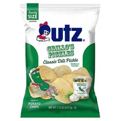 Utz Grillo's Pickle Flavored Chips - 7.75 Oz