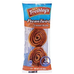 Mr's Freshley's 3pack Pecan Twirls - Ea