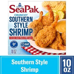 Sea Pak Shrimp Jumbo Southern Style W/creamy Mustard Bbq Sauce - 10 Oz