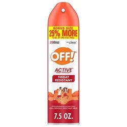 Off! Sweat Resistant Active Insect Repellent Aerosol Spray - 7.5 Oz