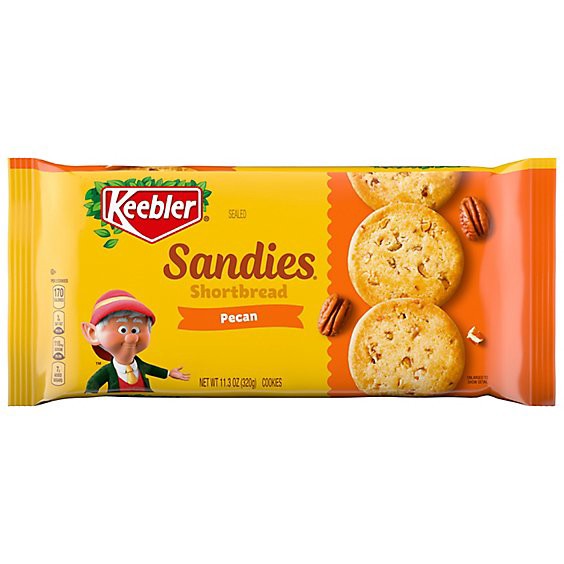 slide 1 of 13, Keebler Sandies Pecan Cookies Shortbread Cookies With Crunchy Pecans - 11.3 Oz, 11.3 oz