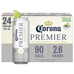 Corona Premier Mexican Lager Light Beer Cans 4.0% Abv - 24-12 Fl. Oz.