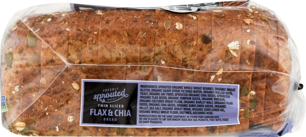 slide 12 of 12, Alvarado Street Bread Sprouted Flax Chia Thin Sliced - 19 Oz, 19 oz