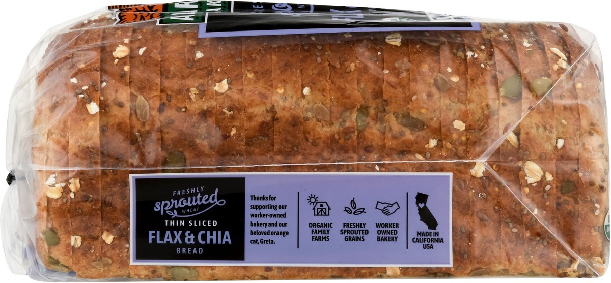 slide 6 of 12, Alvarado Street Bread Sprouted Flax Chia Thin Sliced - 19 Oz, 19 oz