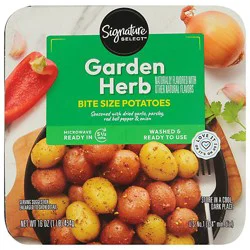 Signature Select/farms Potatoes Bite Size Garden Herb - 16 Oz