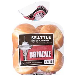 Seattle International Brioche Bun 8's - 8 Ct