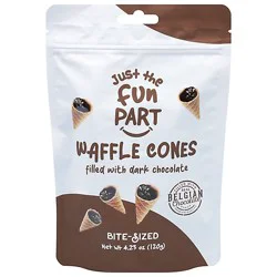Just The Fun Part Mini Cone Dark Choc - 4.23 Oz