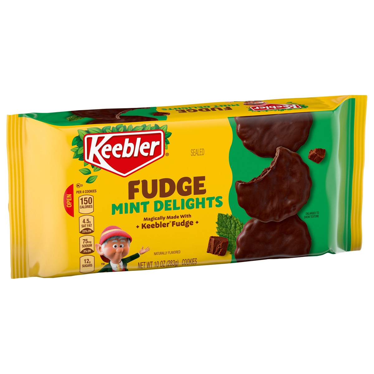 slide 10 of 13, Keebler Fudge Mint Delights Mint Cookies Dunked In Keebler Fudge - 10 Oz, 10 oz