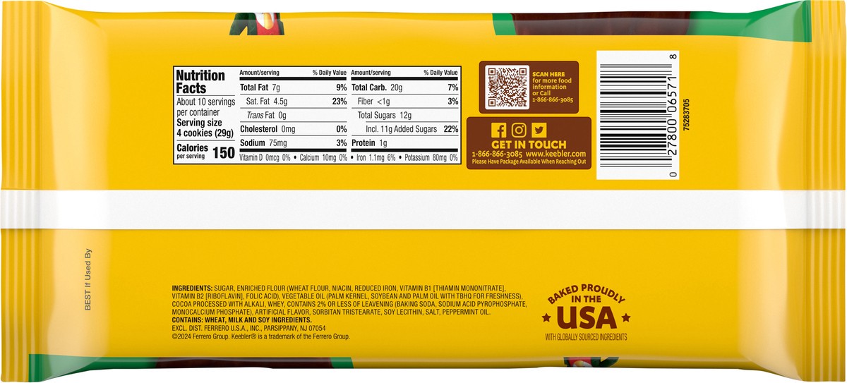 slide 9 of 13, Keebler Fudge Mint Delights Mint Cookies Dunked In Keebler Fudge - 10 Oz, 10 oz