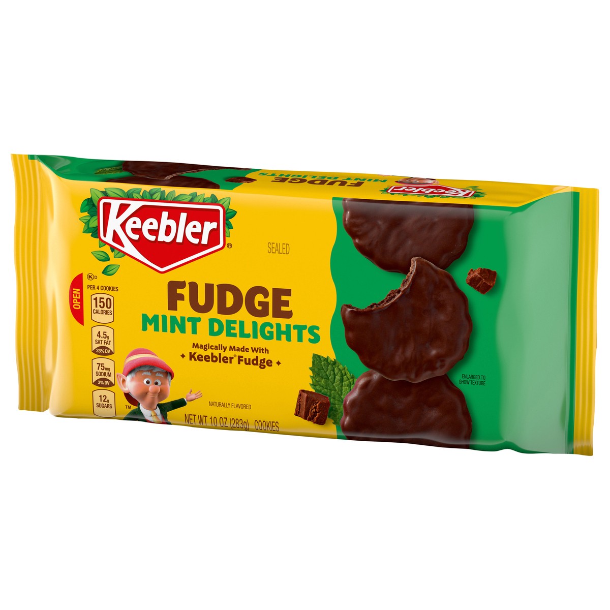 slide 3 of 13, Keebler Fudge Mint Delights Mint Cookies Dunked In Keebler Fudge - 10 Oz, 10 oz