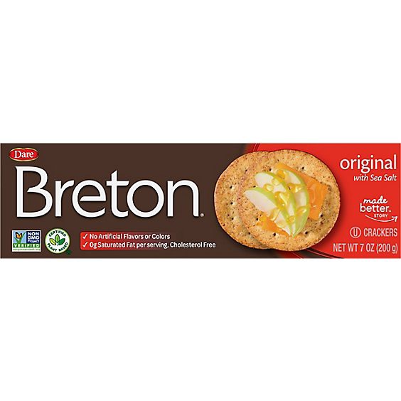slide 1 of 1, Dare Cracker Breton Original - 7 Oz, 7 oz