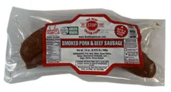 Best Stop Smoked Pork & Beef Sausage - 14 Oz