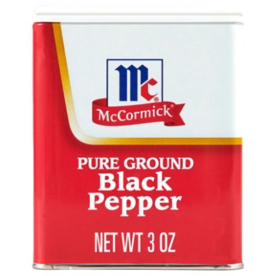 slide 1 of 8, Mccormick Pure Ground Black Pepper - 3 Oz, 3 oz