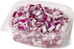 Shaws Diced Red Onions - 8 Oz