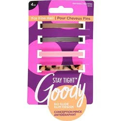 Goody Low Profile Barrettes - 4 Ct