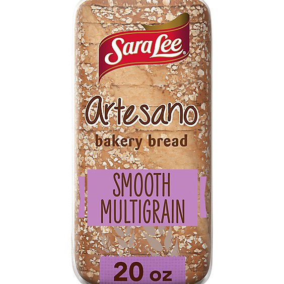 slide 1 of 5, Sara Lee Artesano Smooth Multigrain Bakery Bread - 20 Oz, 20 oz