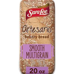 Sara Lee Artesano Smooth Multigrain Bakery Bread - 20 Oz