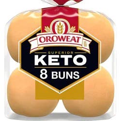 Oroweat Keto Hamburger Buns - 12 Oz