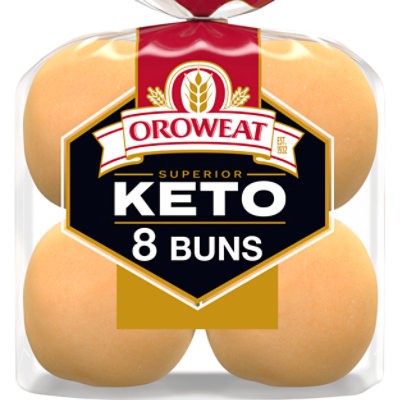 slide 1 of 1, Oroweat Keto Hamburger Buns - 12 Oz, 12 oz