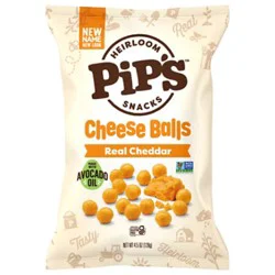 Pipcorn Cheddar Cheese Balls - 4.5 Oz