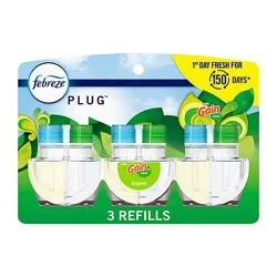Febreze Plug Gain Original Refill Pack - 3-2.63 Oz