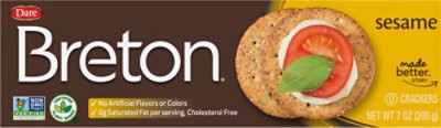 slide 1 of 1, Dare Cracker Breton Sesame - 7 Oz, 7 oz