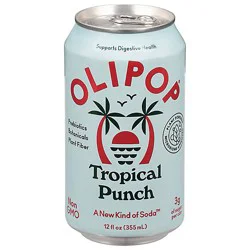 Olipop Tropical Punch Prebiotic Soda Can - 12 Fl. Oz.