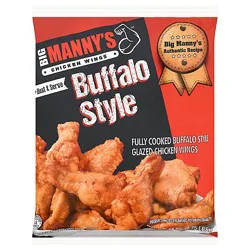 Big Manny Cooked Buffalo Style Wings - 44 Oz