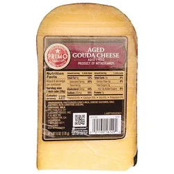 Primo Taglio Cheese Aged Gouda Wedge - 6 Oz