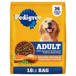 Pedigree Complete Nutrition Roasted Chicken Rice & Vegetable Adult Dry Dog Food - 18 Lbs