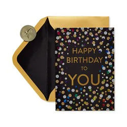 Papyrus Confetti Birthday Card - Each