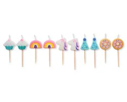 Papyrus Assorted Birthday Candles 10 Count - Each