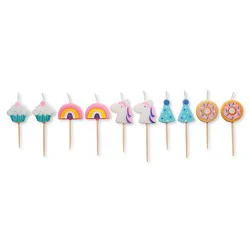 Papyrus Assorted Birthday Candles 10 Count - Each