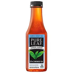 Pure Leaf Lower Sugar Real Brewed Tea Subtly Sweet18.5 Fl Oz - 18.5 Fz