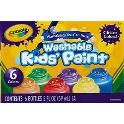 Crayola Paint Glitter Set - 6 Ct