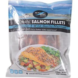 Next Wave Salmon W/pepper Wild Garlic Marinade - 18 Oz