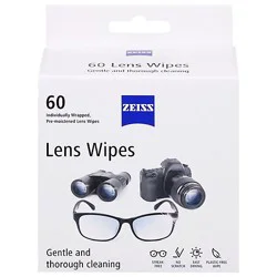Zeiss Lens Wipes - 60 Ct
