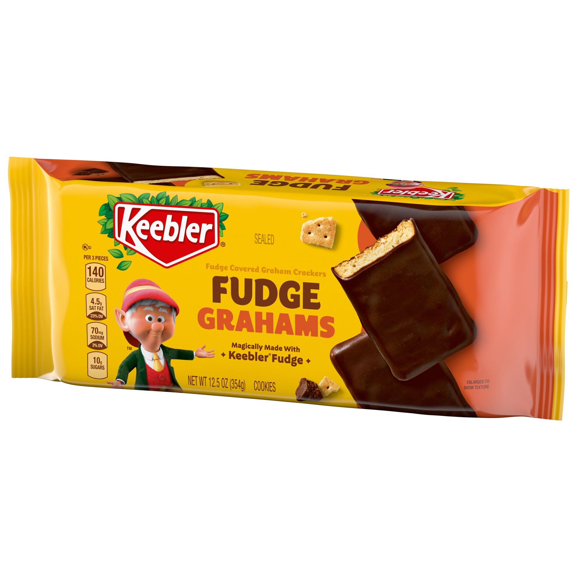 slide 7 of 7, Keebler Fudge Grahams Fudge Covered Graham Crackers - 12.5 Oz, 12.5 oz