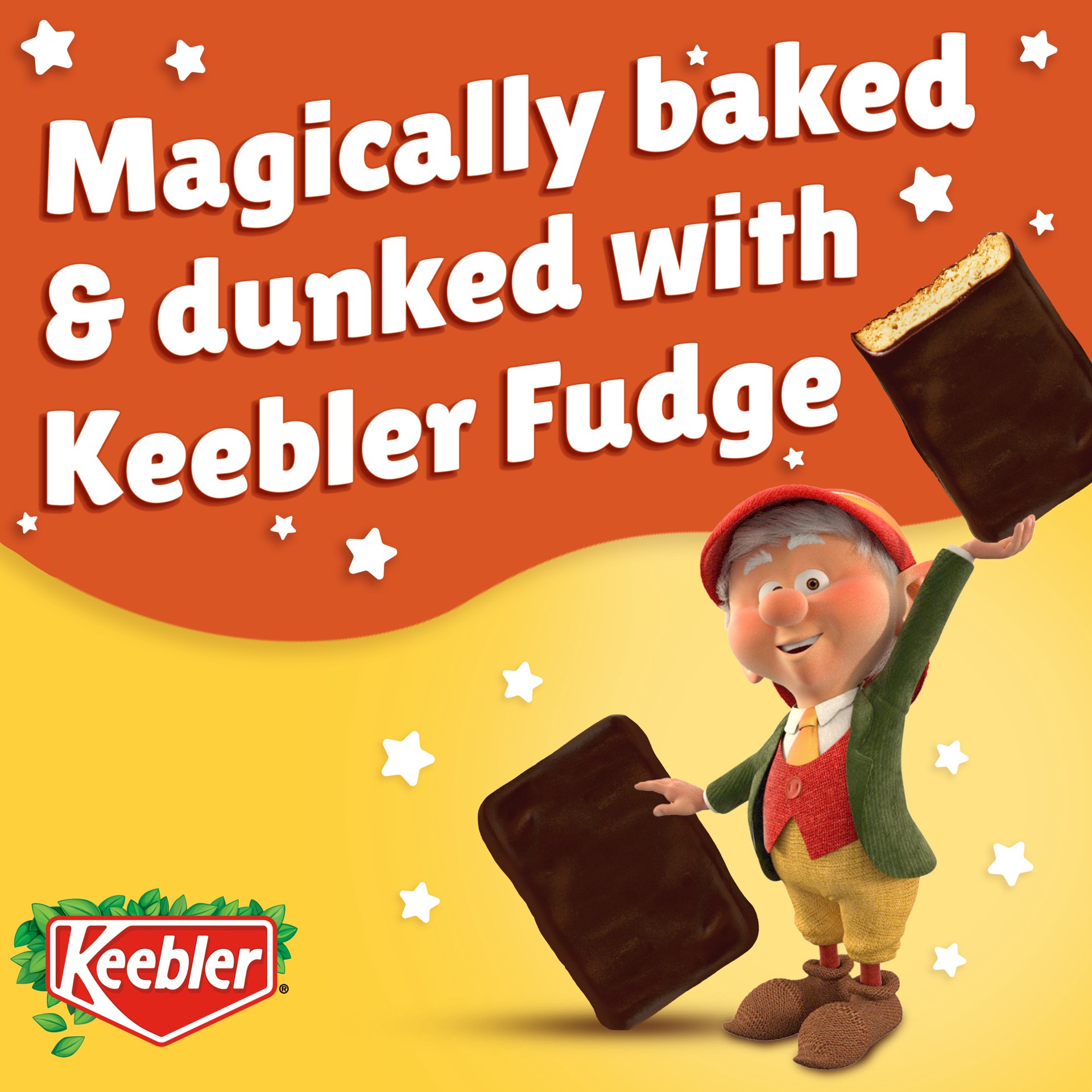 slide 4 of 7, Keebler Fudge Grahams Fudge Covered Graham Crackers - 12.5 Oz, 12.5 oz