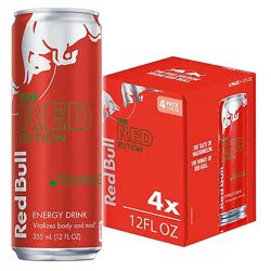 Red Bull Red Edition Energy Drink Watermelon 114mg Caffeine - 4-12 Fl. Oz.