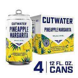 Cutwater Pineapple Margarita In Cans - 4-12 Fl. Oz.