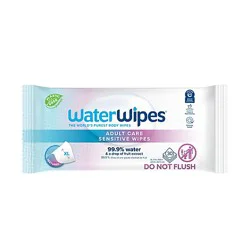 Waterwipes Sensitive+ Body & Intimate Wipes 3-In-1 Cleans Cares Protects 99.9% Water Hypoallergenic- 30 Wipes