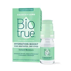 Biotrue Hydration Boost Lubricant Eye Drops - 0.33 Fl. Oz.