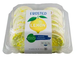 Lemon Frosted Sugar Cookies 10 Count - 13.5 Oz