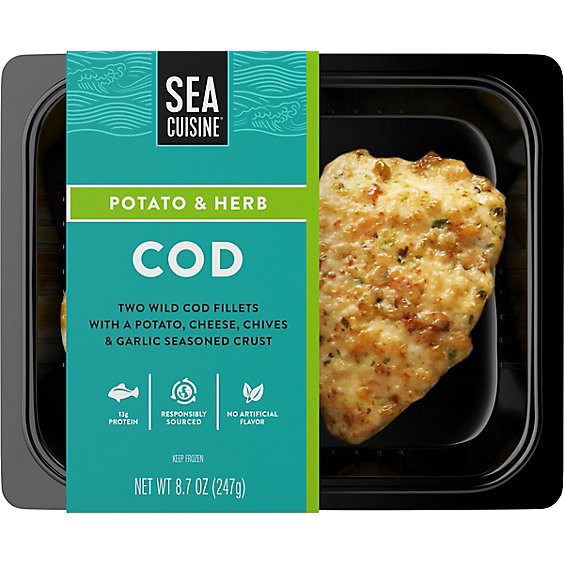 slide 1 of 11, Sea Cuisine Potato & Herb Cod - 8.7 Oz, 8.7 oz