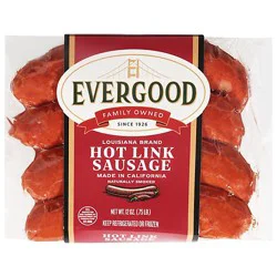 Evergood Louisiana Brand Hot Links - 12 Oz